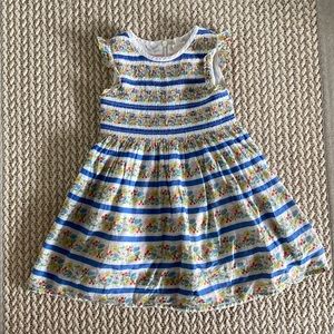 Mini Boden floral cotton dress, size 3-4